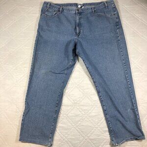 Cutter & Buck well‎ worn blue jeans 50X32